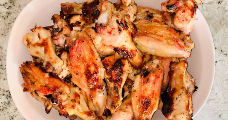 Baked Chicken Wings with Italian Dressing