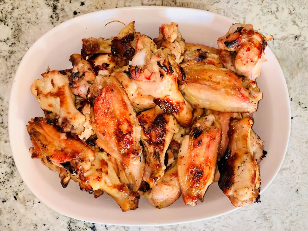 Baked Chicken Wings with Italian Dressing