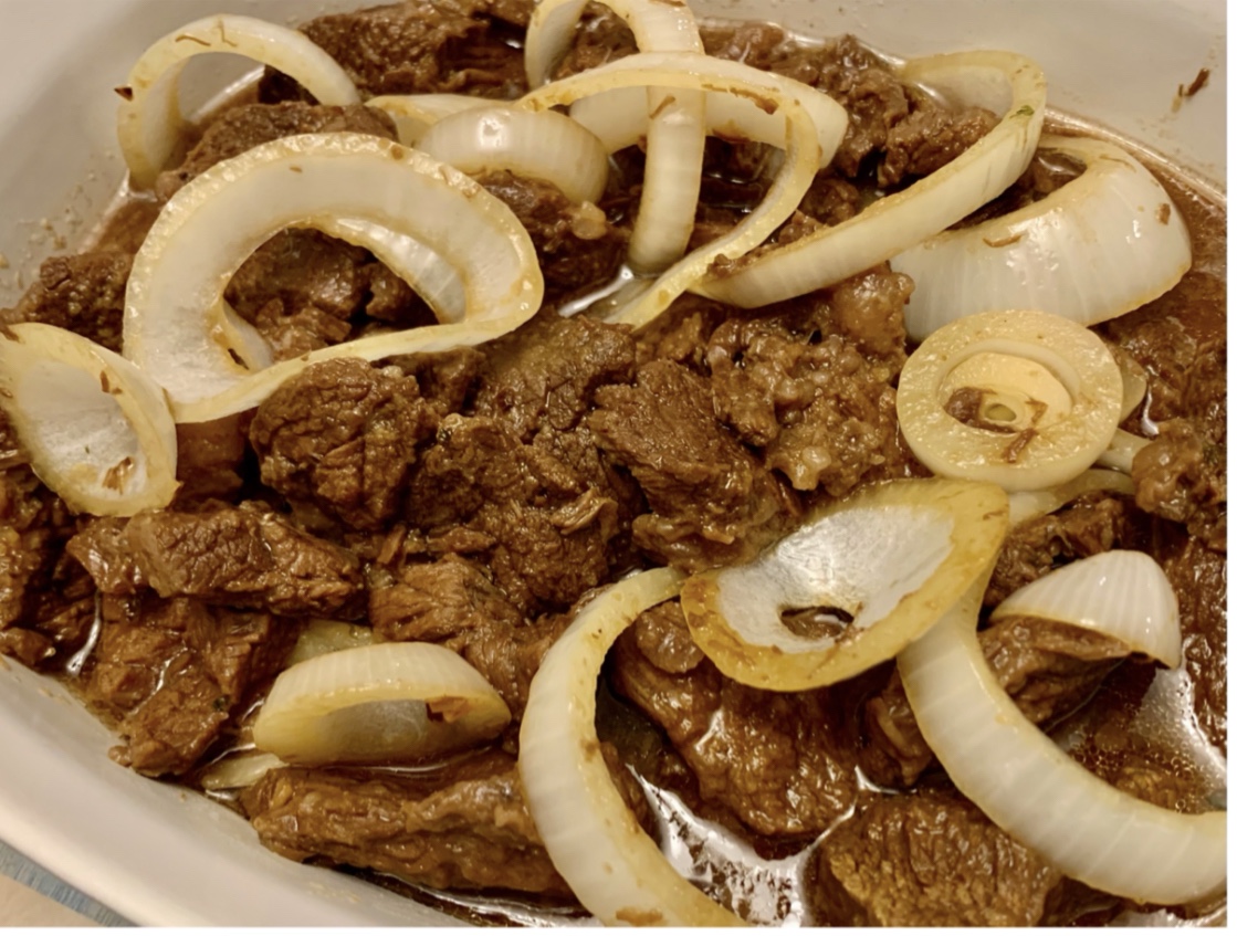 Bistek Tagalog (Filipino Beef Steak)