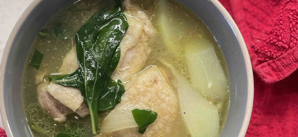 Tinola Soup (Filipino Chicken Ginger Soup)