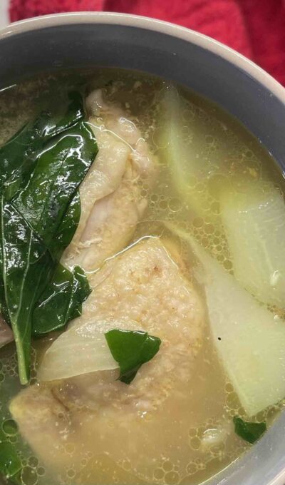 Tinola Soup (Filipino Chicken Ginger Soup)