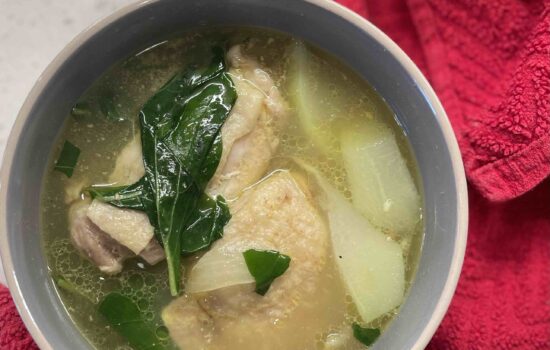 Tinola Soup (Filipino Chicken Ginger Soup)