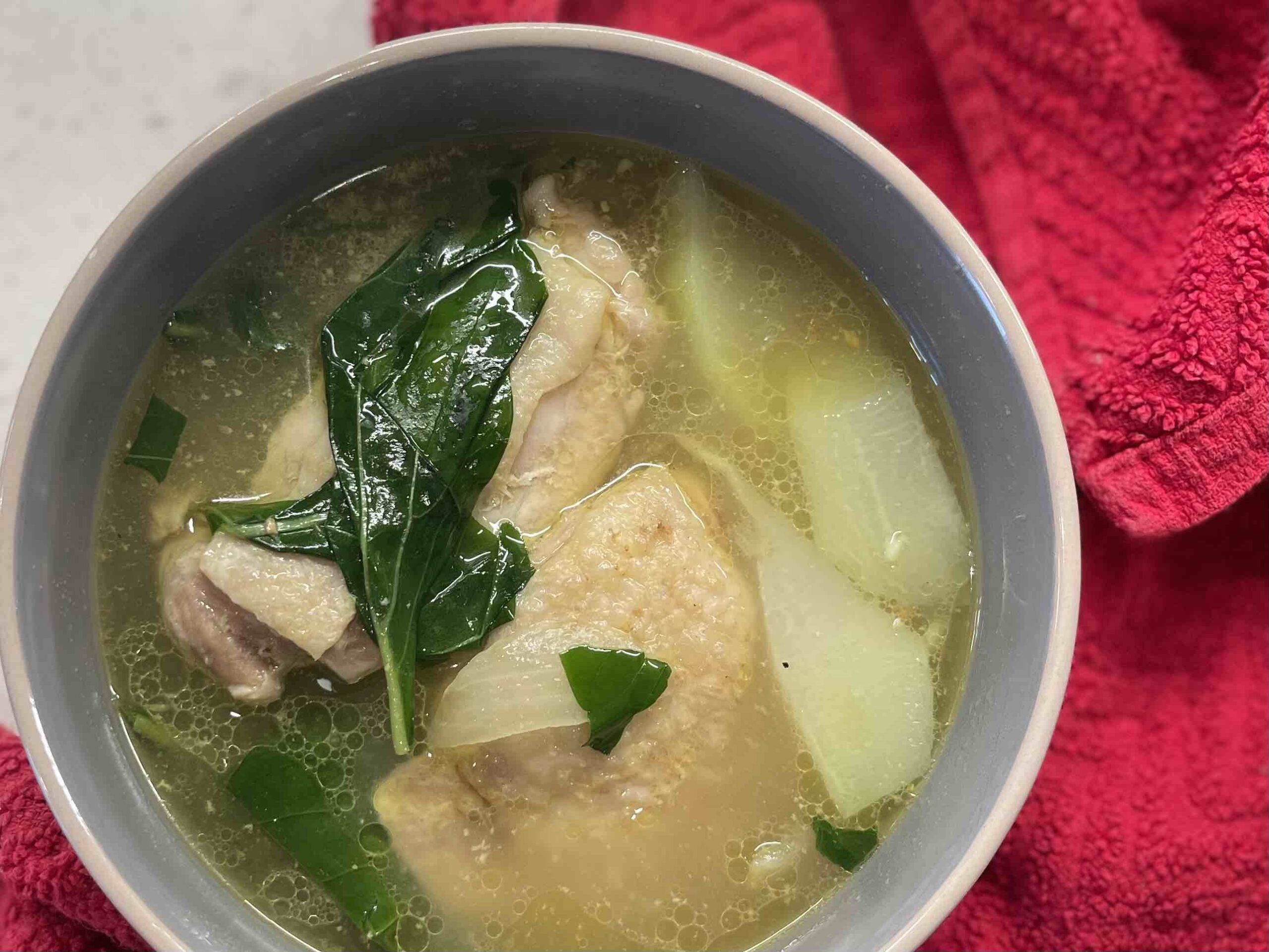 Tinola Soup (Filipino Chicken Ginger Soup)